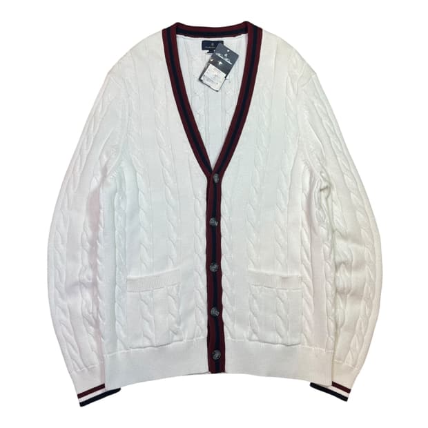 브룩스 브라더스 케이블 니트 가디건 