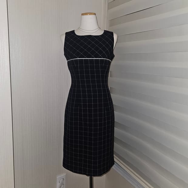 빈티지 네이비 히메 원피스