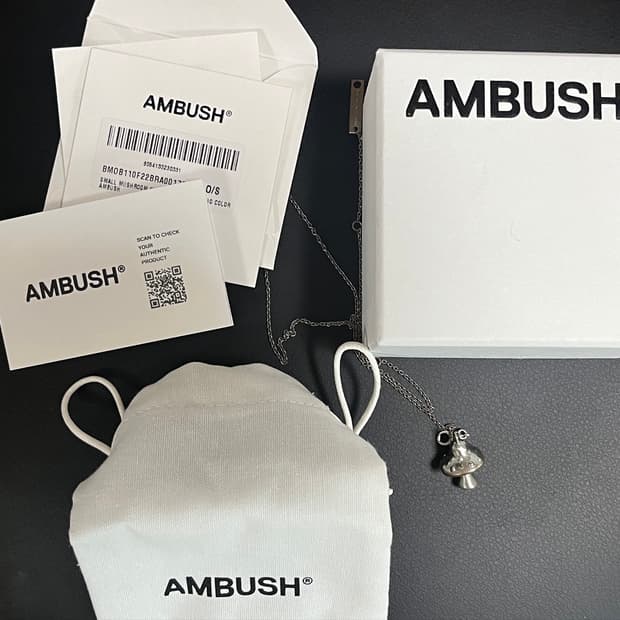 ambush 엠부쉬 머쉬룸 목걸이