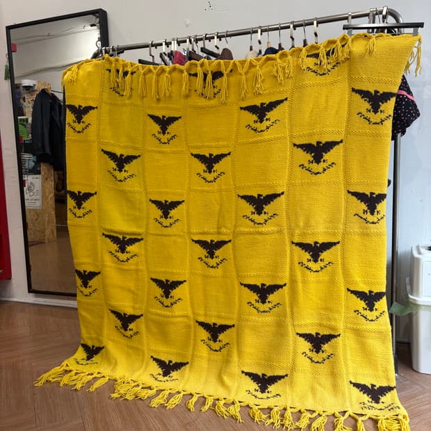 Vintage 이글 니트 블랭킷