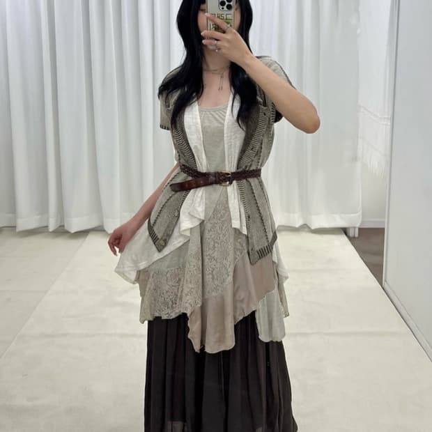 빈티지 페어리 원피스 모리룩