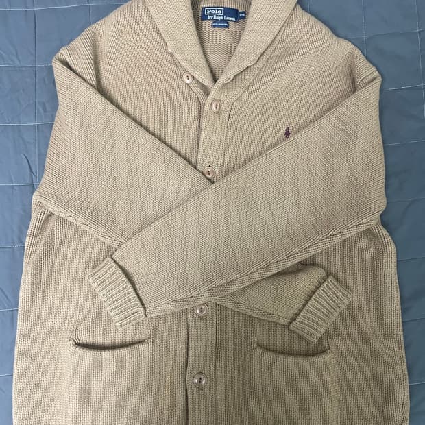 폴로 니트 코트 