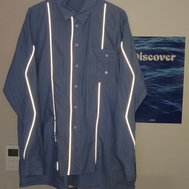 아더에러 셔츠 Thunder shirts sky blue