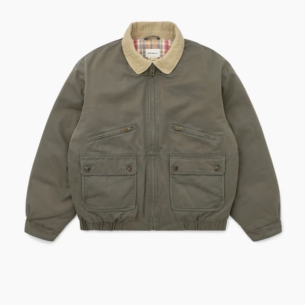 카키스 하버 다운 자켓(M, 그레이)