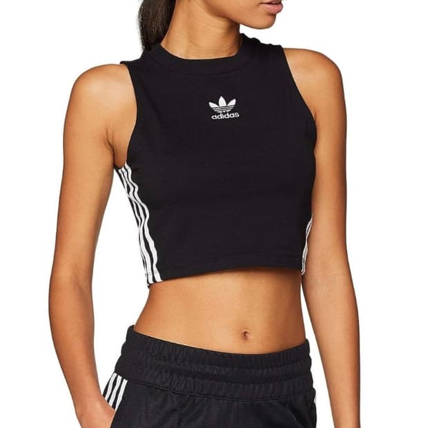 xs 아디다스 탱크탑/헬스/트레이닝/민소매/나시/브랜드/의류/옷/크롭