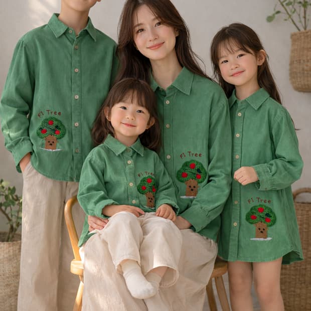 퍼스트원(First One) 유러피안 감성 패밀리룩 세트