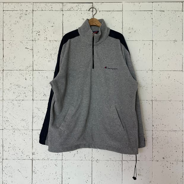 105 챔피온 플리스 반집업