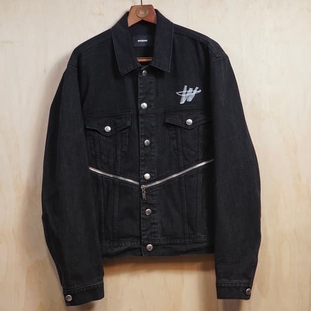 We11done 웰던 지퍼 디테일 데님자켓