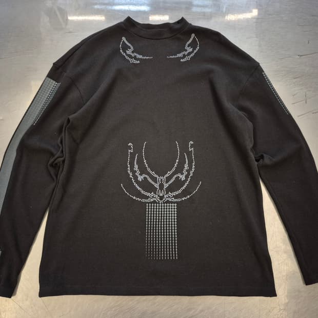 604SERVICE 와플 롱 슬리브