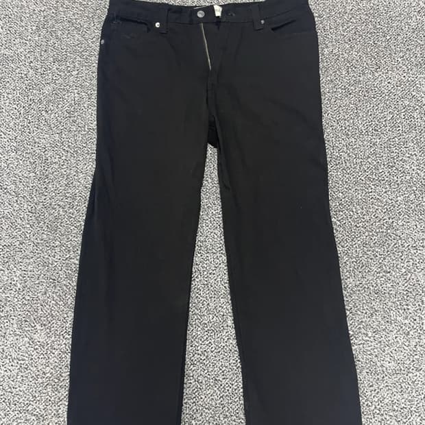 [34] PLAC x MERGO 플랙 x 메르고 블랙 팬츠