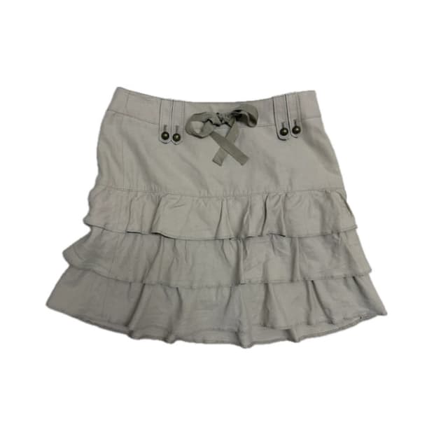 버버리 블루라벨 프릴 미니 스커트 36