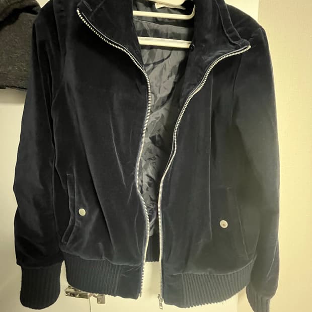 vintage cobalt jacket 벨벳 져지 