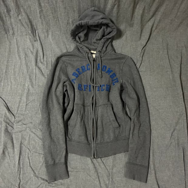 아베크롬비 그레이 후드집업 L사이즈