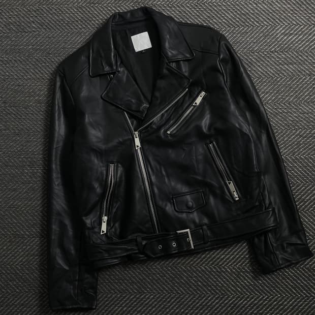 빈티지 레더 라이더 자켓y 4168
