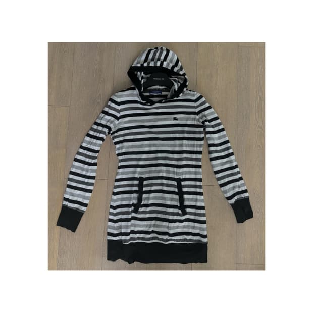 버버리 블루라벨 슬림핏 후드 