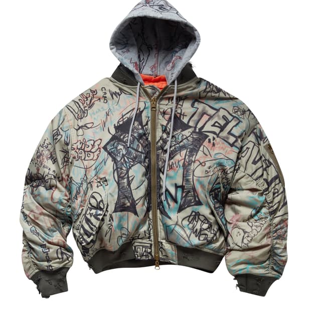 Mowalola grafiti bomber V2