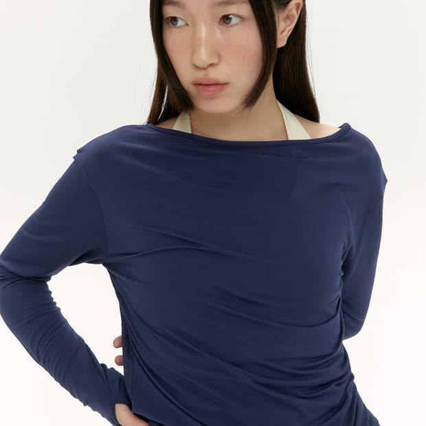 무브웜 워머 티셔츠 나이트블루 M