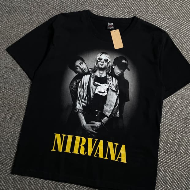 빈티지 너바나 락 밴드 티셔츠y 4716