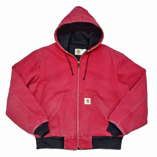 칼하트 액티브 자켓 90s j100 레드 L (100~105)