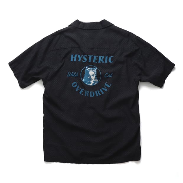 HYSTERIC GLAMOUR Wild Cat Bowling Shirt