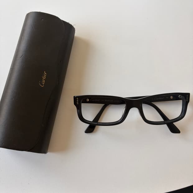 까르띠에 빈티지 뿔테 안경