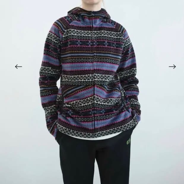 엔조블루스 셔링 포켓 플리스 집업 후디