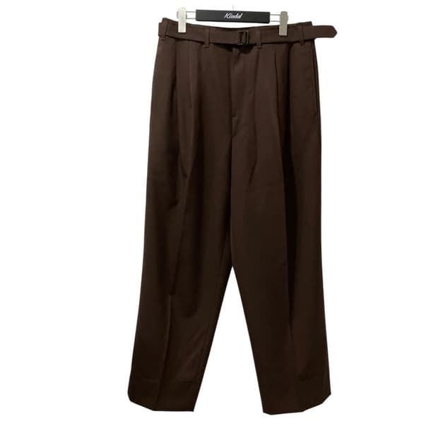 [M] 19FW 르메르 벨티드 팬츠 브라운