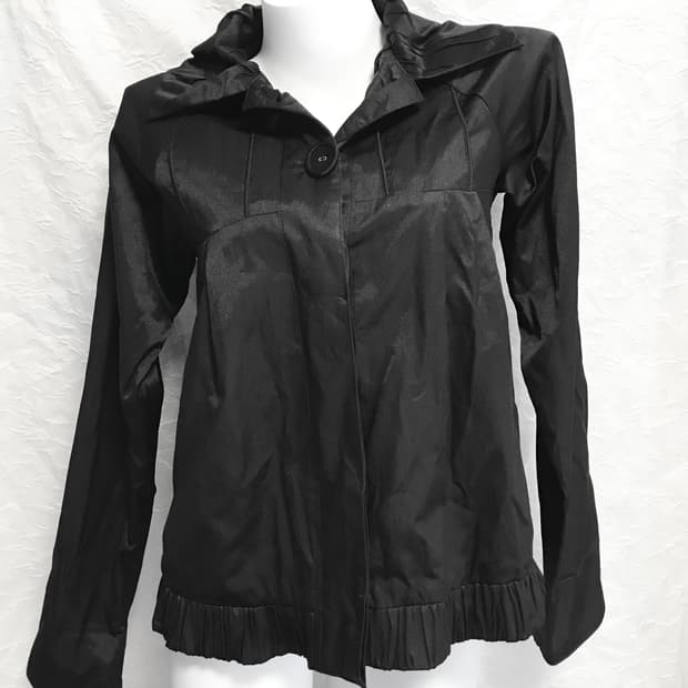 빈티지 너드 니혼진 플리츠 코팅 자켓