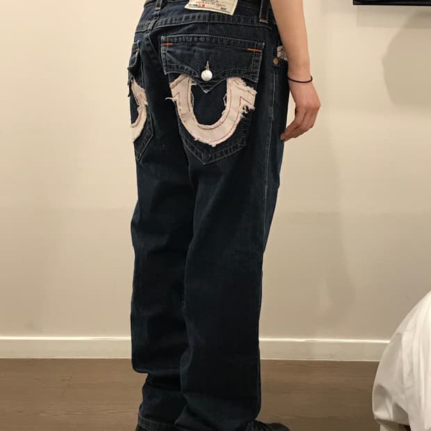 트루릴리전 데님 팬츠 34