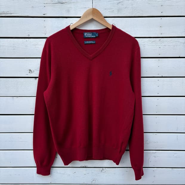 Polo 폴로 울 브이넥 니트