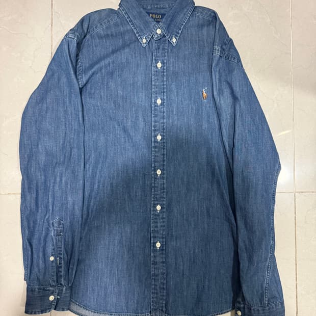 [당일출고,L사이즈] 폴로 랄프로렌 데님 셔츠