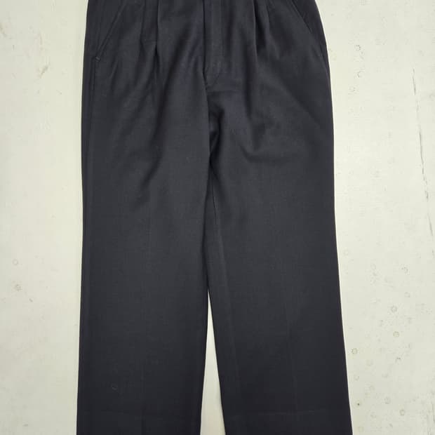 랑방 남성용 검정색 정장 바지 트라우저 슬랙스