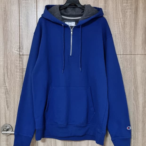 챔피온 반집업 후드티