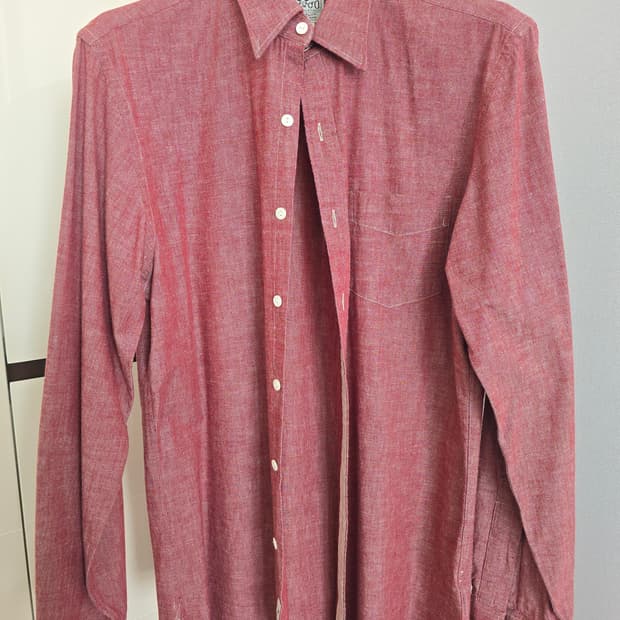 ​[RRL] 더블알엘 red/coral샴브레이 워크 셔츠 (15 1/2)