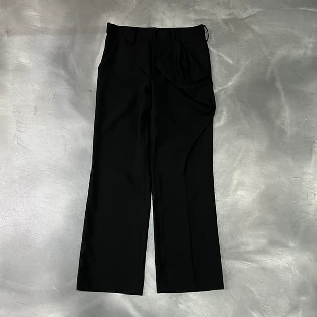  요지야마모토 디테일 울 슬랙스 y14658