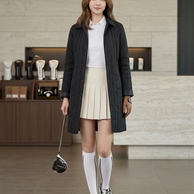 Henry Cotton's Golf 헨리코튼 골프 구스다운 퀼팅 자켓