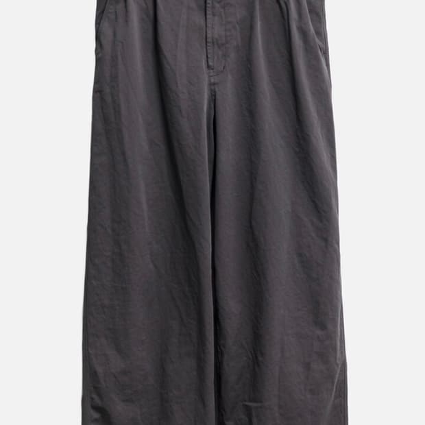 고낙 워시드 치노팬츠 차콜 washed chino pants