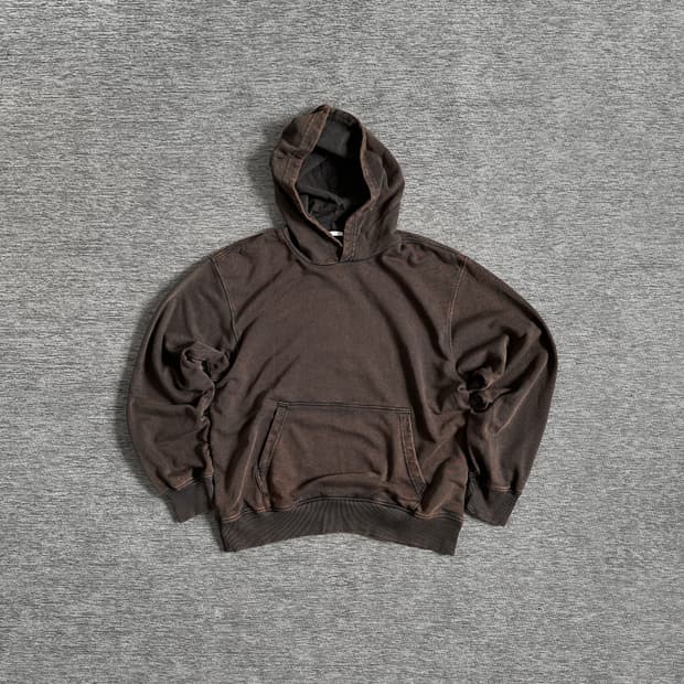 GU 워시드 후드티