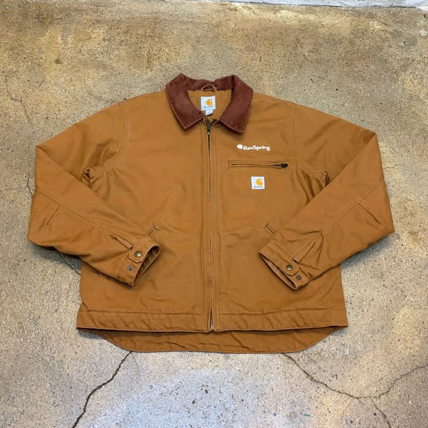 새상품급 10s USA 빈티지 칼하트 디트로이트 자켓 덕액티브 자켓