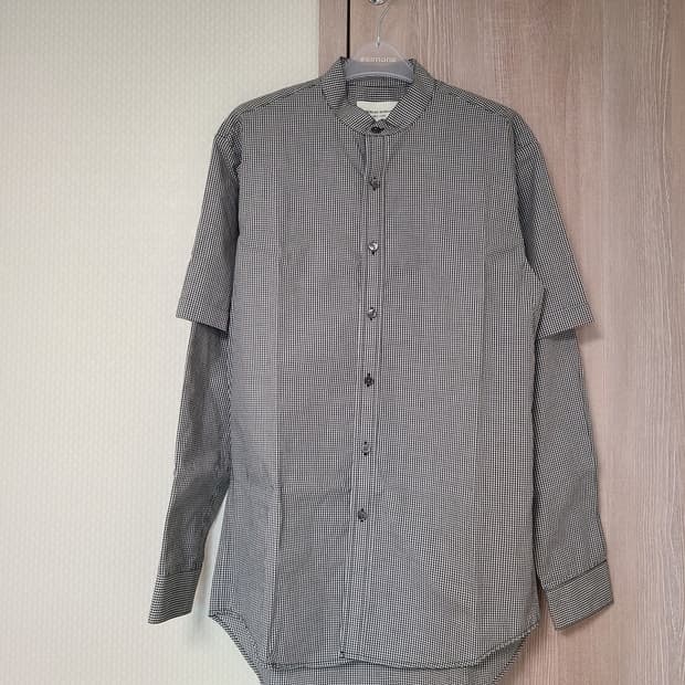 퍼블릭스쿨 레이어드 체크 셔츠 s