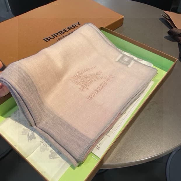 버버리 양면 머플러 램스울 100% 추동 단품
