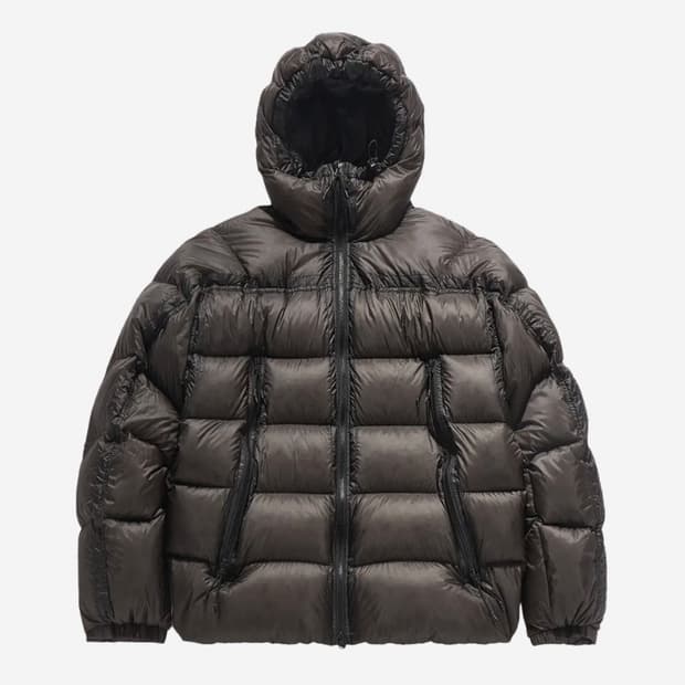 [L] 언어펙티드 LS HOODED DOWN JUMPER black 패딩