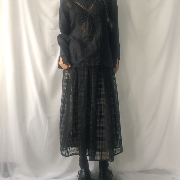 Pattern point blouse