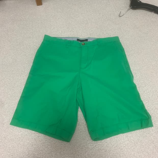 타미힐피거 그린 반바지 35
