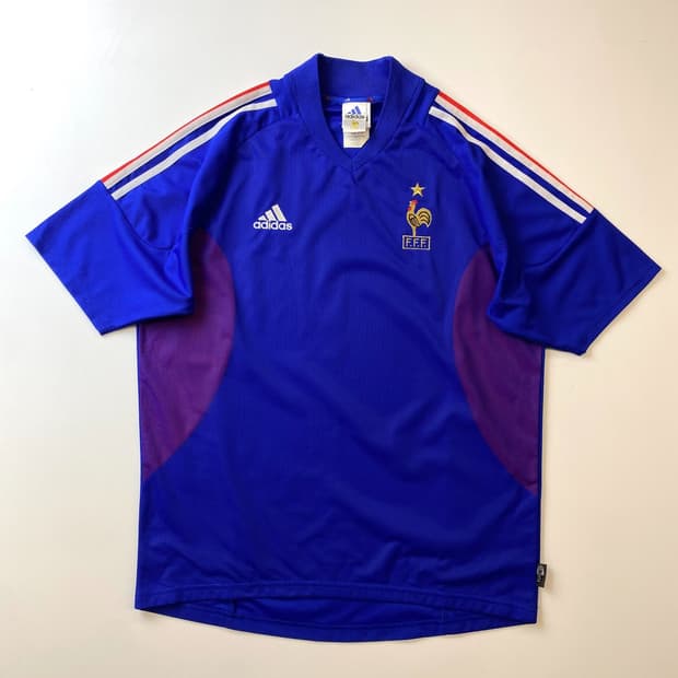 [L] 2002' Adidas 아디다스 프랑스 국대 유니폼 져지