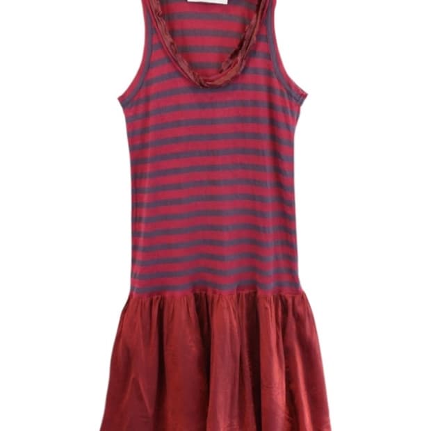 [구해요] Sacai luck stripe sleeveless dress