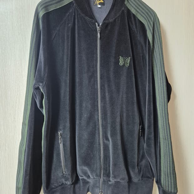 니들스 RC 트랙자켓 벨루어 블랙 XL