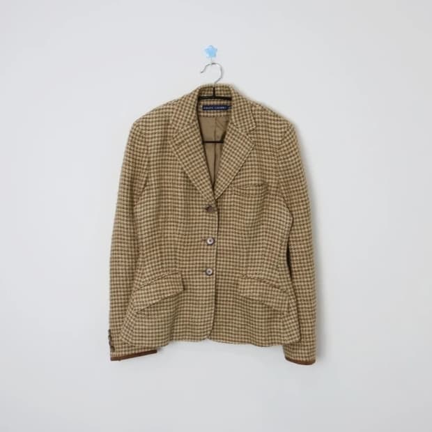 Ralph Lauren Linen Silk Tailored Jacket