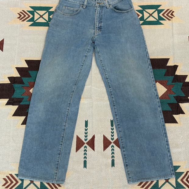 제팬 밥슨 901 루즈 테이퍼드 연청 데님 팬츠