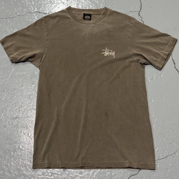 스투시(Stussy) USA 피그먼트 다이드 반팔 티셔츠
